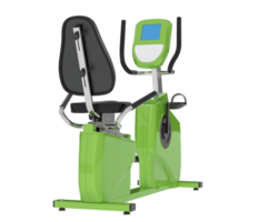 Horizontal bike for gym isolated on background. 3d rendering - illustration png