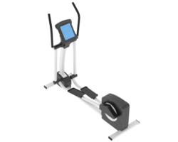 horizontal bicicleta para gimnasio aislado en antecedentes. 3d representación - ilustración png