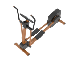 Horizontal bike for gym isolated on background. 3d rendering - illustration png