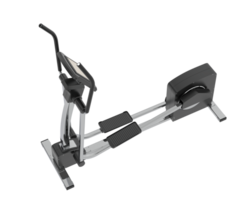 horizontal bicyclette pour Gym isolé sur Contexte. 3d le rendu - illustration png