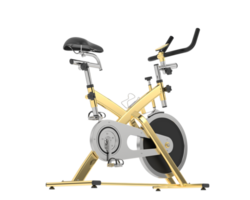 horizontal bicicleta para Academia isolado em fundo. 3d Renderização - ilustração png