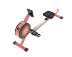 Horizontal bike for gym isolated on background. 3d rendering - illustration png