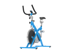 horizontal bicicleta para gimnasio aislado en antecedentes. 3d representación - ilustración png