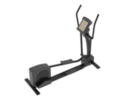 horizontal bicyclette pour Gym isolé sur Contexte. 3d le rendu - illustration png