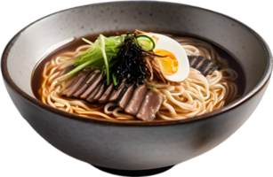 delicioso instante ramen, ideal para satisfactorio hambre rápidamente. ai-generado. png