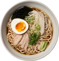 Delicious instant Ramen, ideal for satisfying hunger swiftly. AI-Generated. png