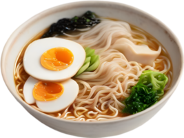 Delicious instant Ramen, ideal for satisfying hunger swiftly. AI-Generated. png