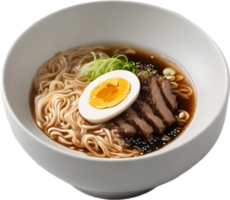 Delicious instant Ramen, ideal for satisfying hunger swiftly. AI-Generated. png