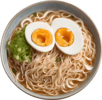 delicioso instante ramen, ideal para satisfactorio hambre rápidamente. ai-generado. png