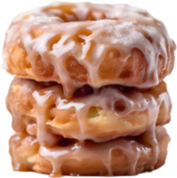 Indulge in the irresistible charm of a donut, featuring a lustrous topping that promises a delightful, decadent experience. AI-Generated. png