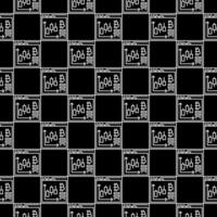 Web Browser with Bitcoin Trading Cryptocurrency outline seamless pattern vector