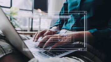 Project manager working with Gantt chart schedule to plan tasks and deliverables. Scheduling activities with a planning software, Corporate strategy for finance, operations, sales, marketing. video