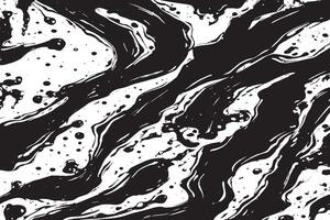 black liquid grunge texture image on white background for background texture vector