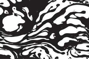 black liquid grunge texture image on white background for background texture vector