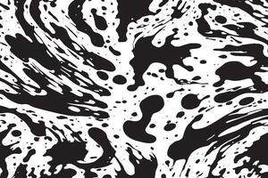 black liquid grunge texture image on white background for background texture vector