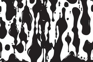 black liquid grunge texture image on white background for background texture vector