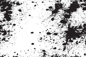black grunge texture silhouette on pure white background image for background texture vector