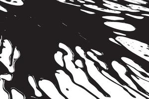 black liquid grunge texture image on white background for background texture vector