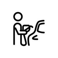 filling gas outline icon pixel perfect design good for website and mobile app vector