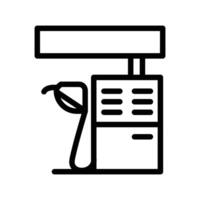 gas pump outline icon pixel perfect design good for website and mobile app vector