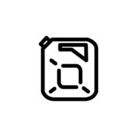 petrol can outline icon pixel perfect design good for website and mobile app vector