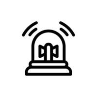 emergency lamp outline icon pixel perfect design good for website and mobile app vector