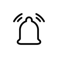 bell outline icon pixel perfect design good for website and mobile app vector