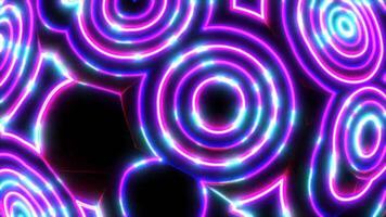 loop animation colorful abstract background with many circles video