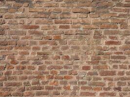 industrial style red brick wall background photo