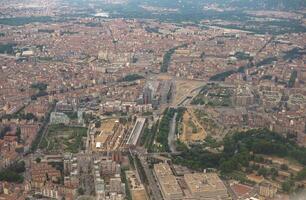 vista aerea de turin foto