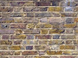 industrial style red brick wall background photo