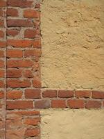 industrial style brick and mortar wall texture photo