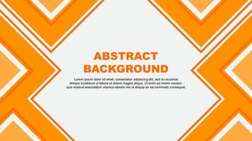 Abstract Background Design Template. Abstract Banner Wallpaper Illustration. Abstract Orange vector