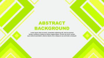 Abstract Background Design Template. Abstract Banner Wallpaper Illustration. Abstract Lime Green Flag vector