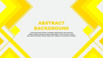 Abstract Background Design Template. Abstract Banner Wallpaper Illustration. Abstract Yellow Banner vector