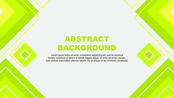 Abstract Background Design Template. Abstract Banner Wallpaper Illustration. Abstract Lime Green Background vector