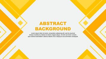 Abstract Background Design Template. Abstract Banner Wallpaper Illustration. Abstract Amber Yellow Illustration vector