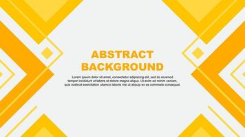Abstract Background Design Template. Abstract Banner Wallpaper Illustration. Abstract Amber Yellow Illustration vector