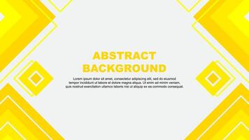 Abstract Background Design Template. Abstract Banner Wallpaper Illustration. Abstract Yellow Background vector
