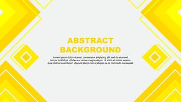 Abstract Background Design Template. Abstract Banner Wallpaper Illustration. Abstract Yellow Background vector