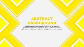 Abstract Background Design Template. Abstract Banner Wallpaper Illustration. Abstract Yellow vector