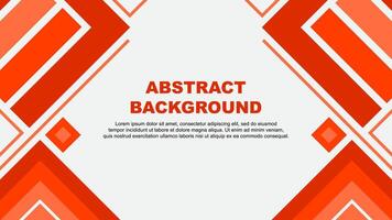 Abstract Background Design Template. Abstract Banner Wallpaper Illustration. Abstract Deep Orange Flag vector