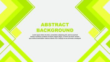 Abstract Background Design Template. Abstract Banner Wallpaper Illustration. Abstract Lime Green Banner vector