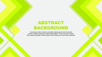 Abstract Background Design Template. Abstract Banner Wallpaper Illustration. Abstract Lime Green Banner vector