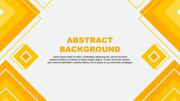Abstract Background Design Template. Abstract Banner Wallpaper Illustration. Abstract Amber Yellow Background vector