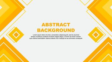 Abstract Background Design Template. Abstract Banner Wallpaper Illustration. Abstract Amber Yellow Background vector