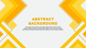 Abstract Background Design Template. Abstract Banner Wallpaper Illustration. Abstract Amber Yellow Banner vector