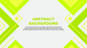 Abstract Background Design Template. Abstract Banner Wallpaper Illustration. Abstract Lime Green Illustration vector