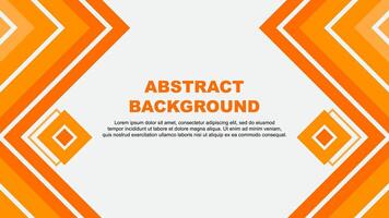 Abstract Background Design Template. Abstract Banner Wallpaper Illustration. Abstract Orange Design vector
