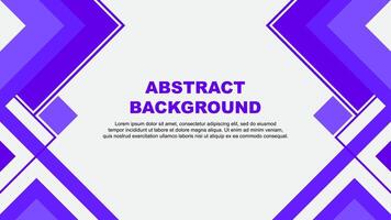 Abstract Background Design Template. Abstract Banner Wallpaper Illustration. Abstract Deep Purple Banner vector
